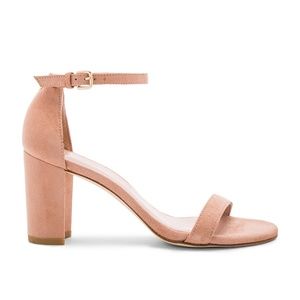 Stuart Weitzman Ankle Strap Sandal Nude Pink